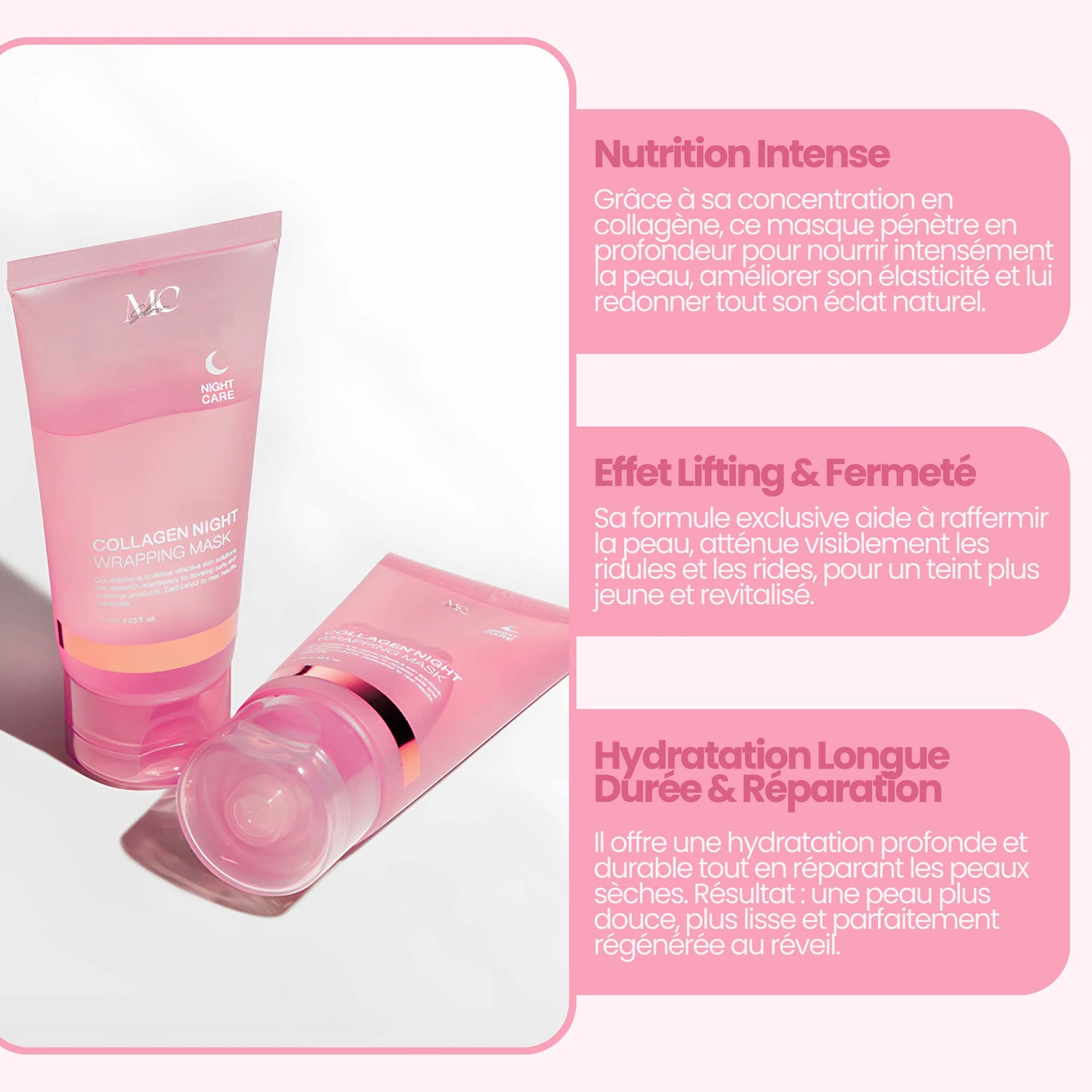 Masque bio collagen Mc Glow