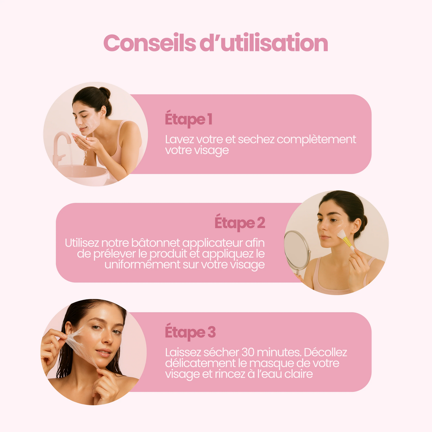 Masque bio collagen Mc Glow